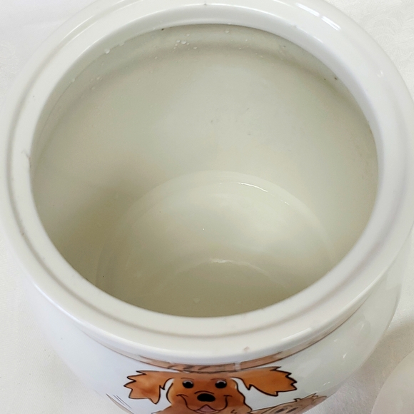 Hand painted 9.5” ceramic dog treat/cookie jar - Picture 3 of 9
